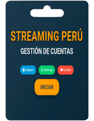 STREAMING PERU - GESTION DE CUENTRAS 2025